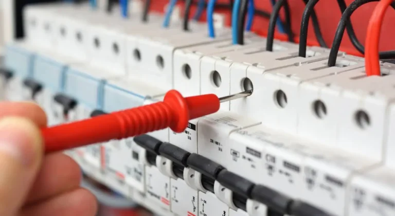 Električar vrši hitni popravak i zamjenu osigurača na instalacijama